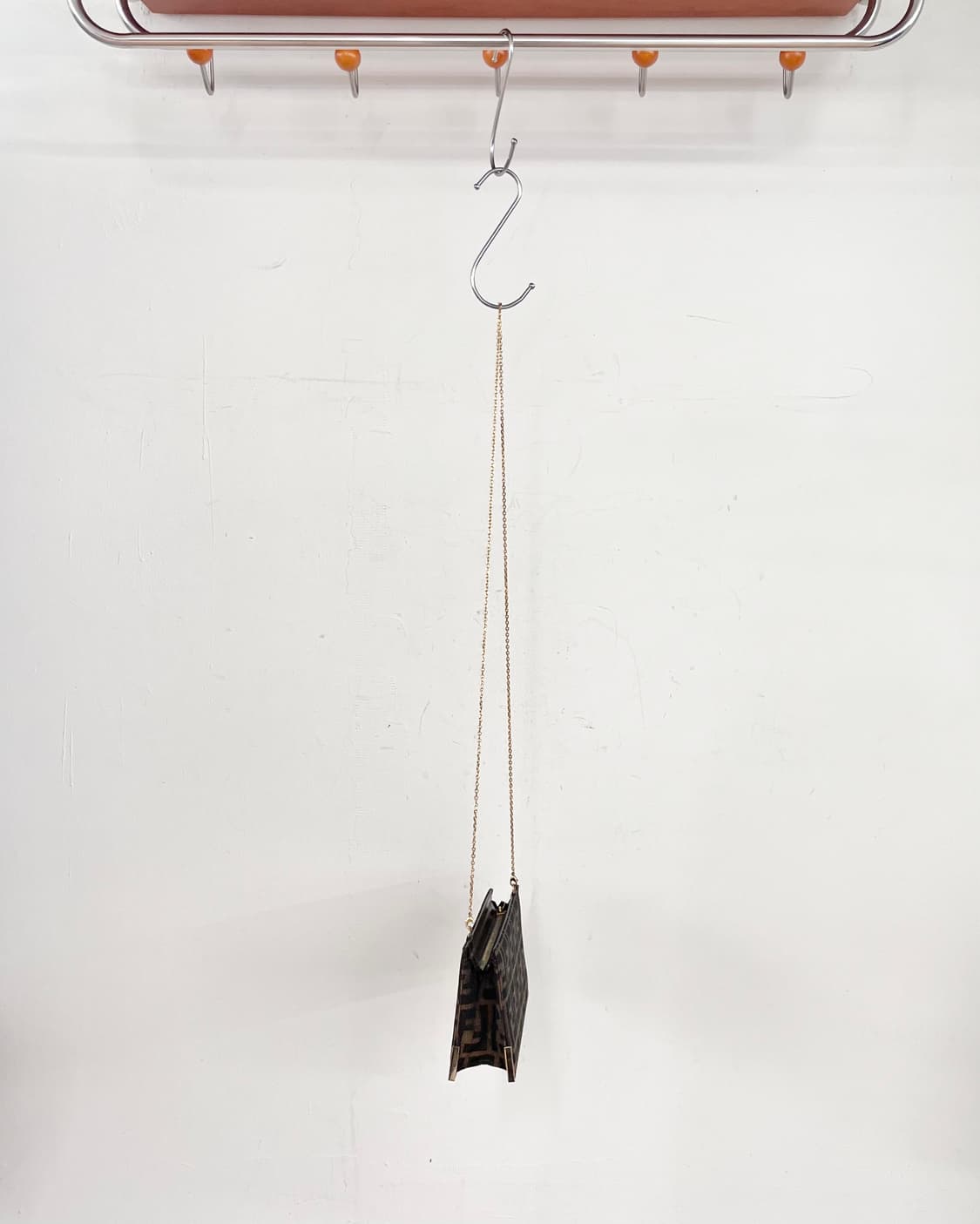 펜디 브라운 주카패턴 체인 크로스백 상품이미지5