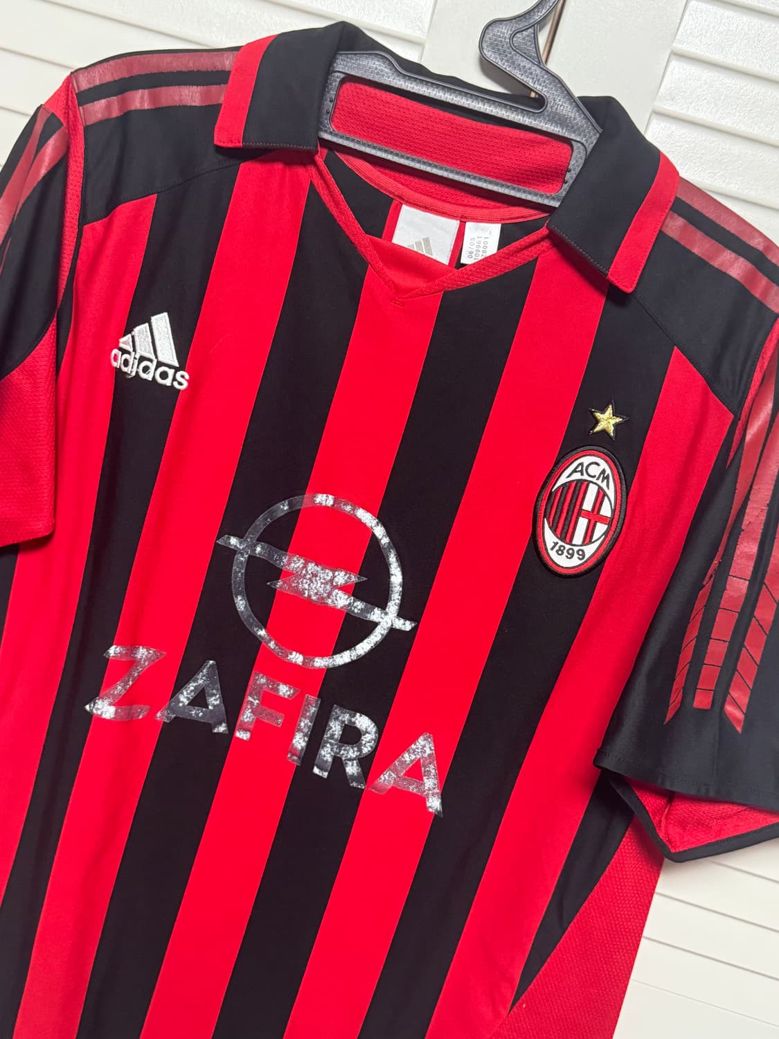 05-06 AC밀란 홈 이디다스 유니폼 반팔 노마킹 상품이미지2