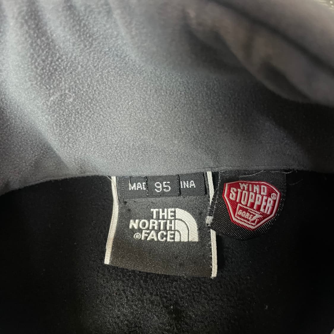 노스페이스 그레이 반폴라 플리스 집업 자켓 95 상품이미지4