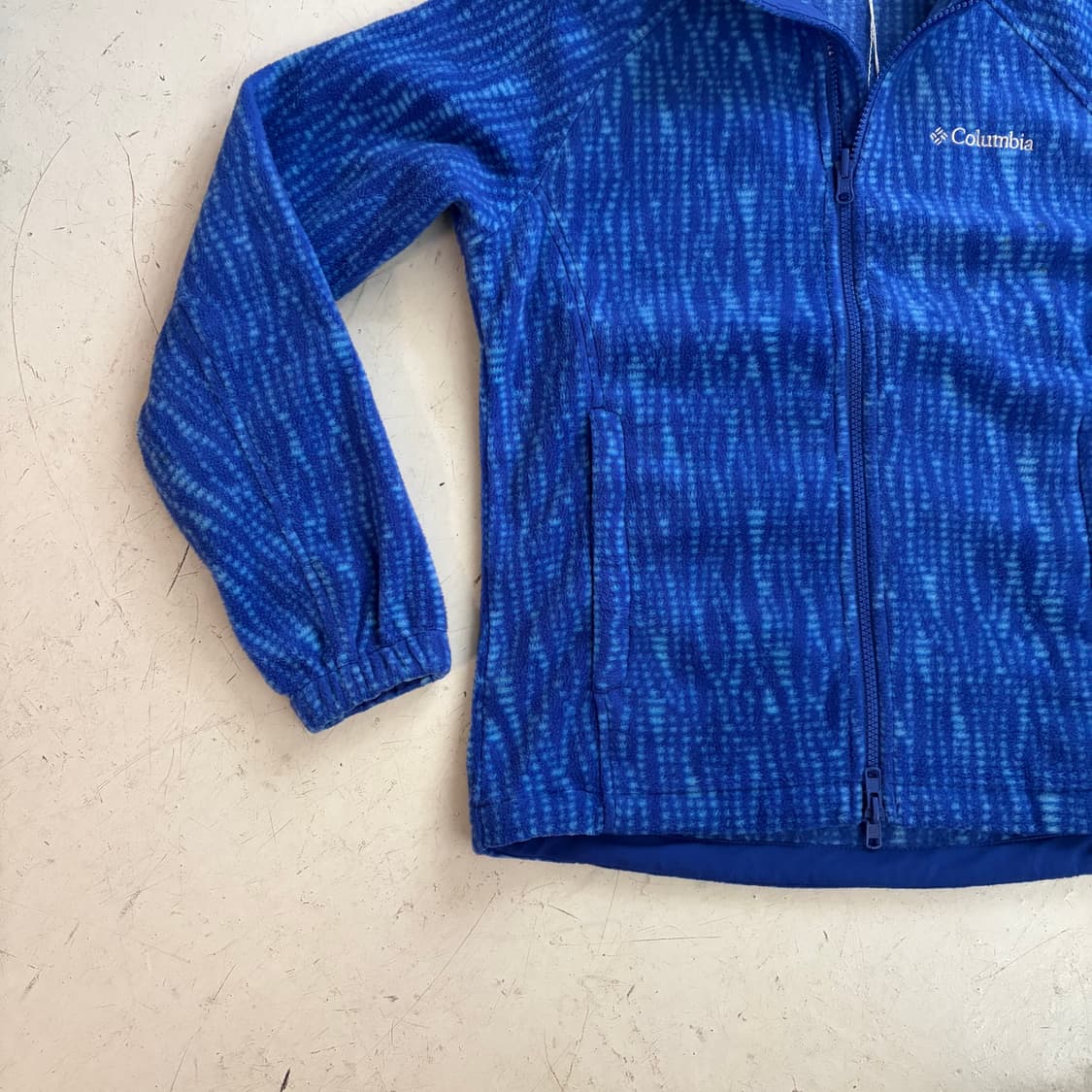 컬럼비아 빈티지 패턴 플리스 자켓 S 상품이미지3