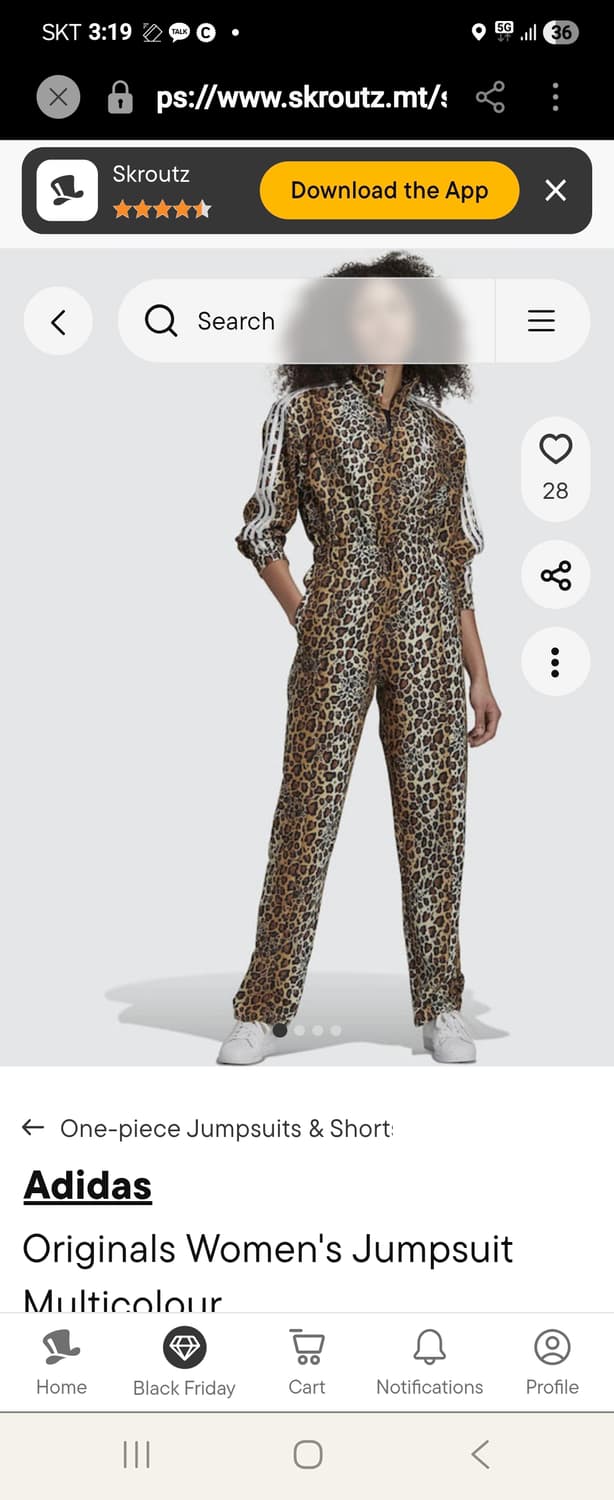 아디다스 레오파드 점프수트 여성 상품이미지1