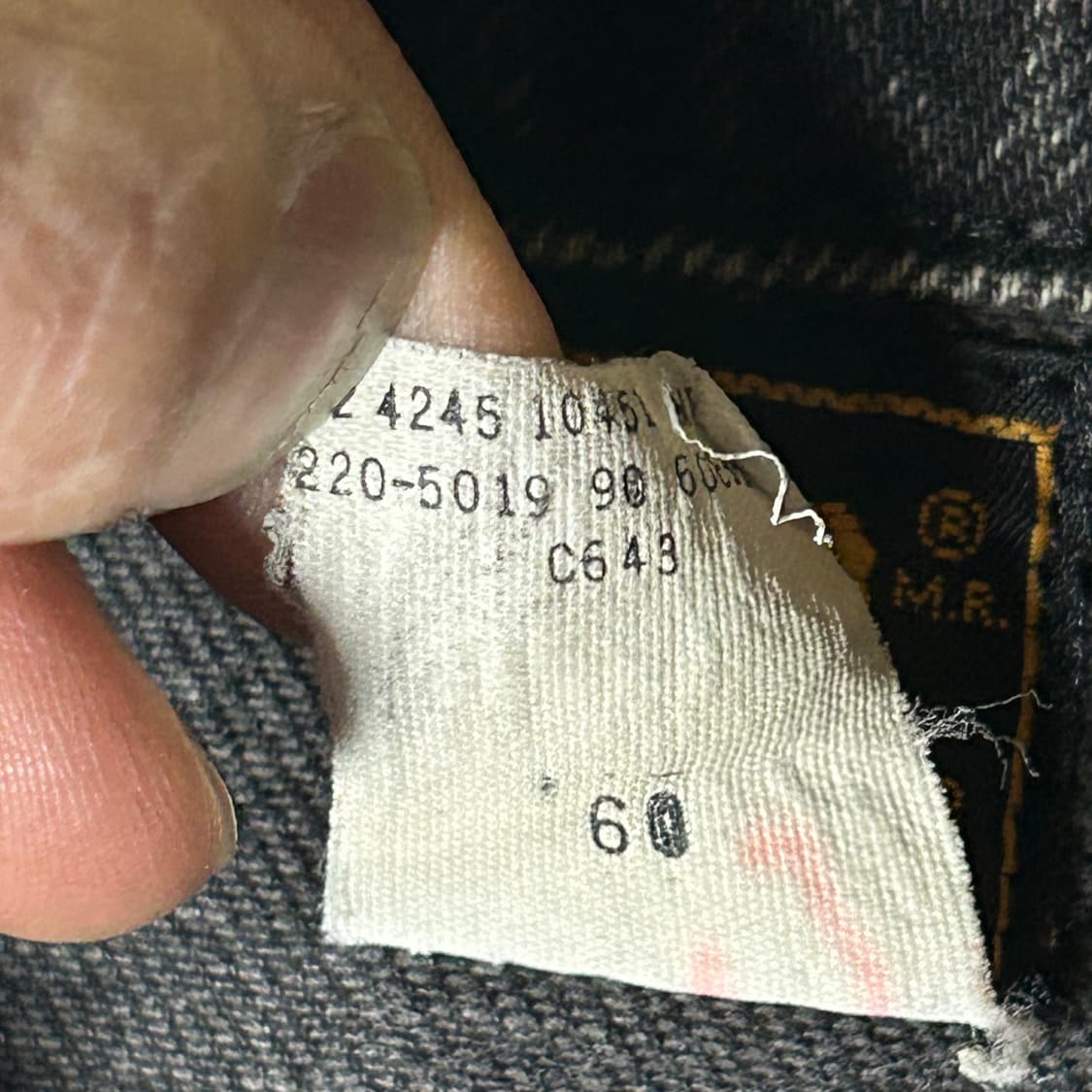 [Lee] 리 90's USA 워싱 데님자켓 상품이미지6