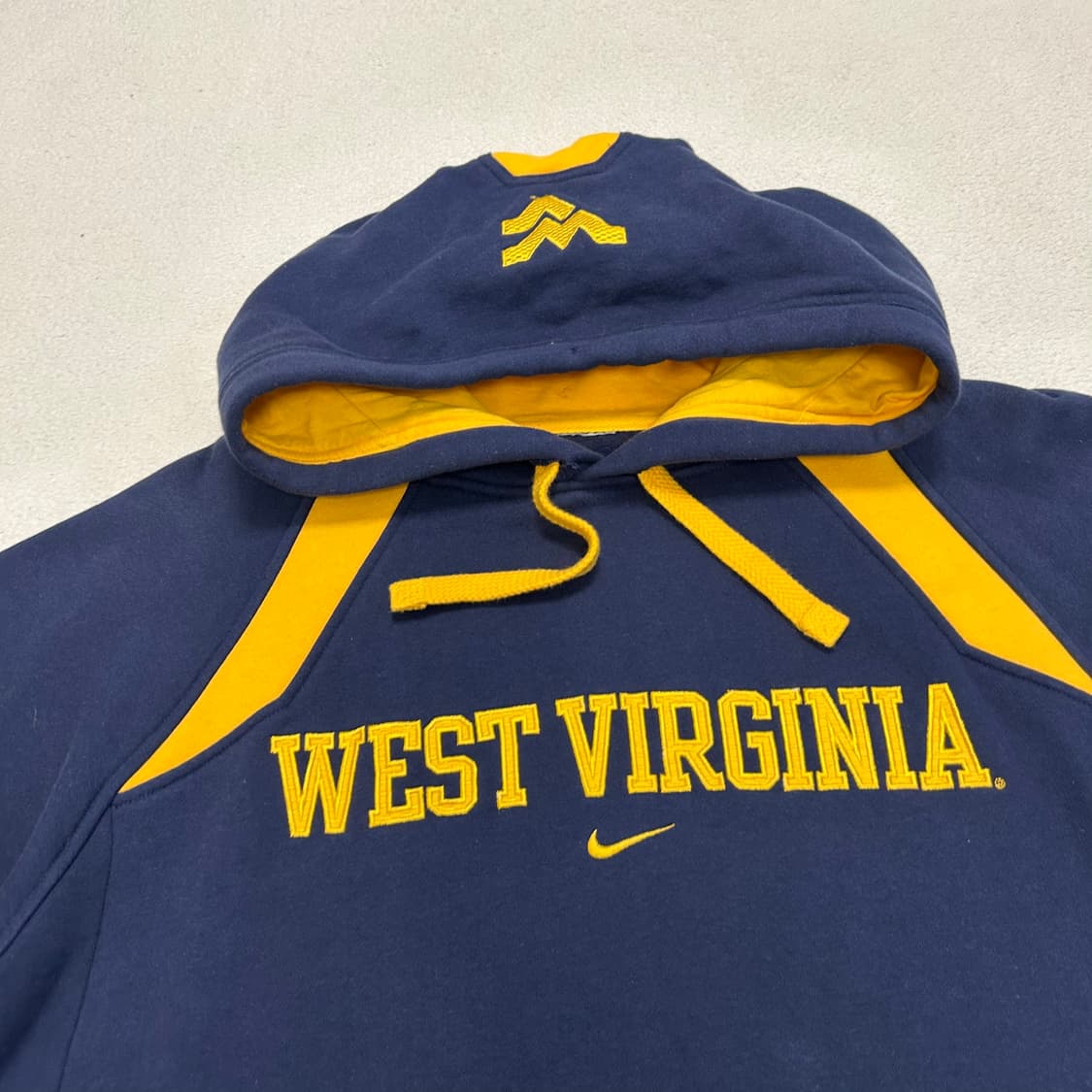 Nike West Virginia 90s navy hoodie 상품이미지5
