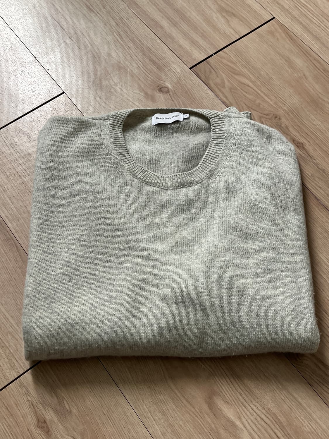 [3]스테디에브리웨어 코지 울 캐시미어 라운드넥 니트 상품이미지1