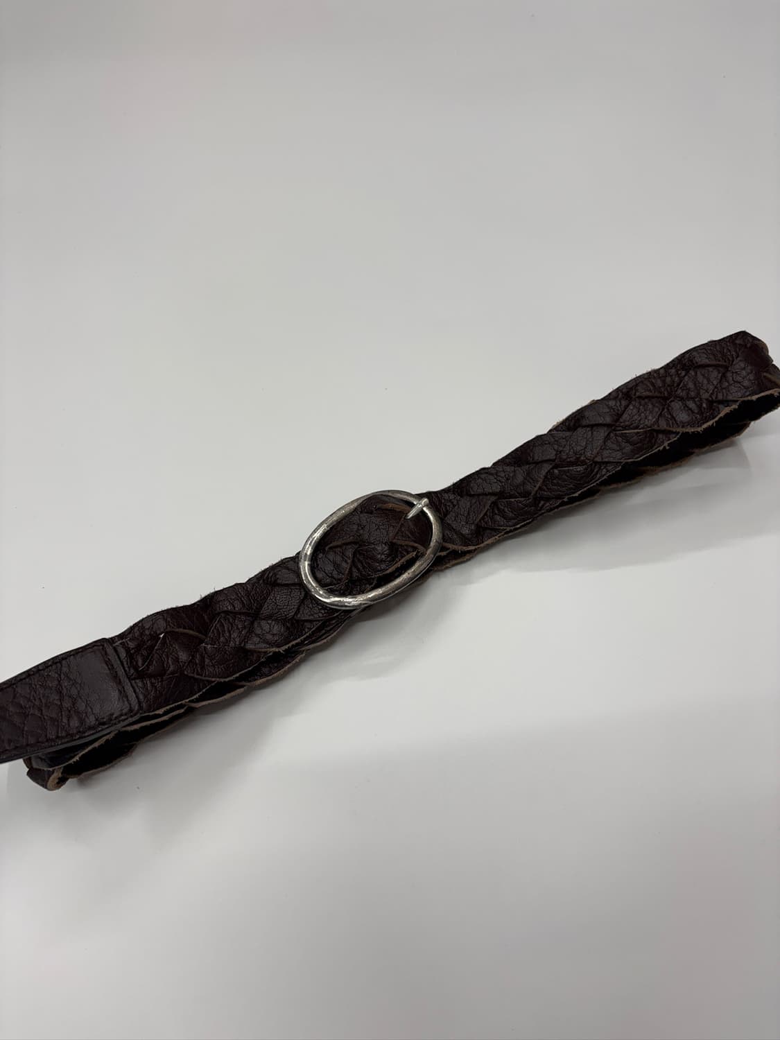 빈티지 브레이디드 위빙 벨트 Braided Leather Belt 상품이미지4