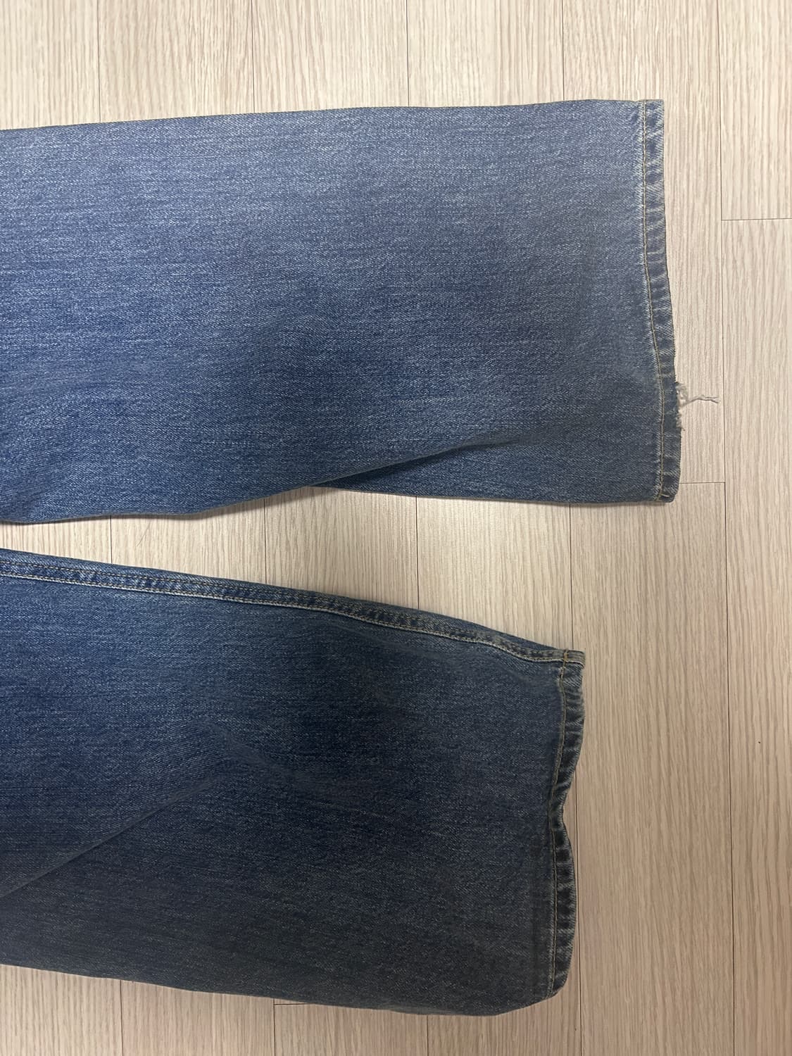 오피쉬 wide basic denim pants 상품이미지4