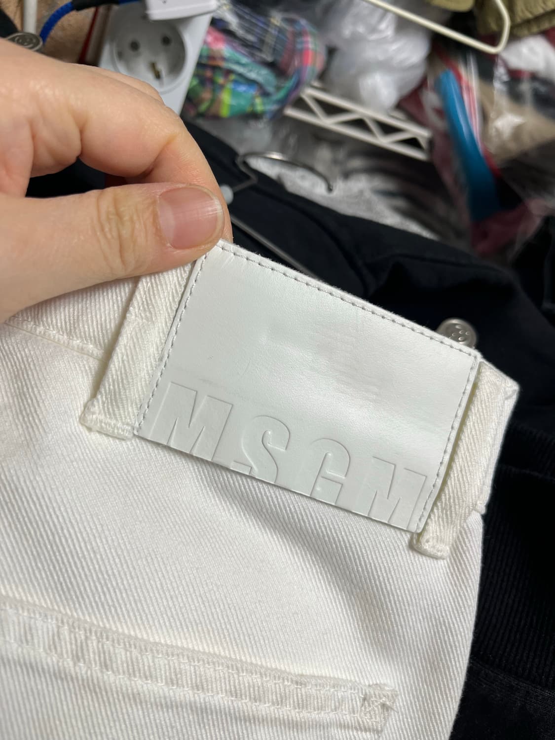 MSGM 엠에스지엠 화이트 반바지 46  상품이미지10