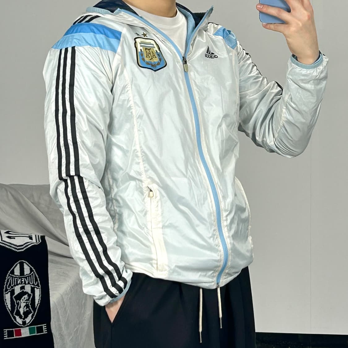 아디다스 아르헨티나 국대 바람막이 자켓 M  상품이미지1