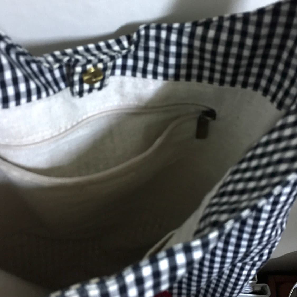 빈티지 자수 체크 숄더백/크로스백 상품이미지2