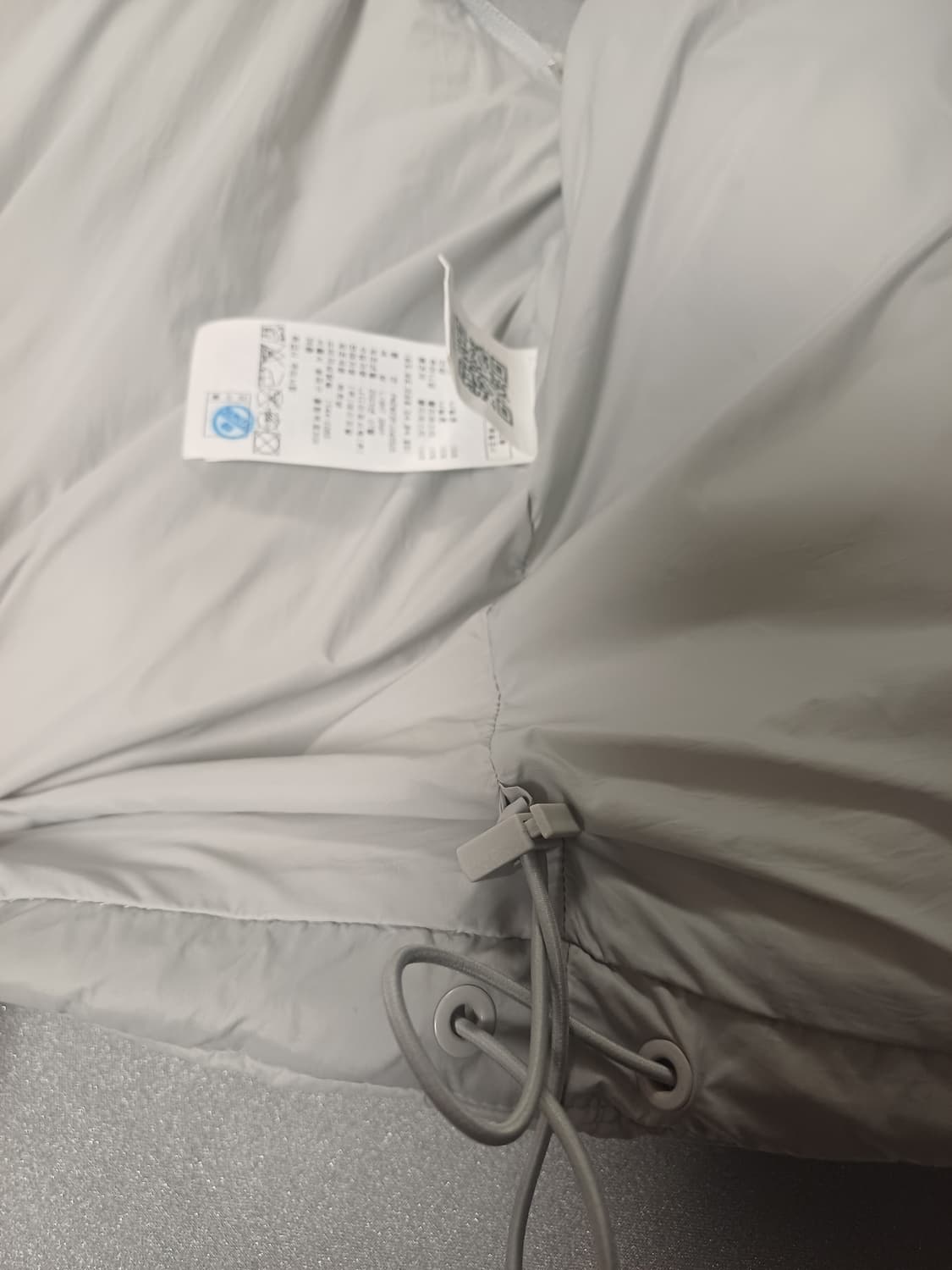 너디 NERDY 라이트그레이 패딩 베스트 M / 여성66 남성95 상품이미지9