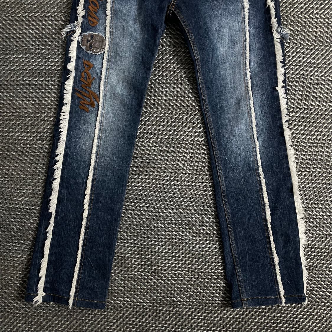 빈티지 우먼스 y2k 자수 디테일 데님 팬츠y 2838 상품이미지3