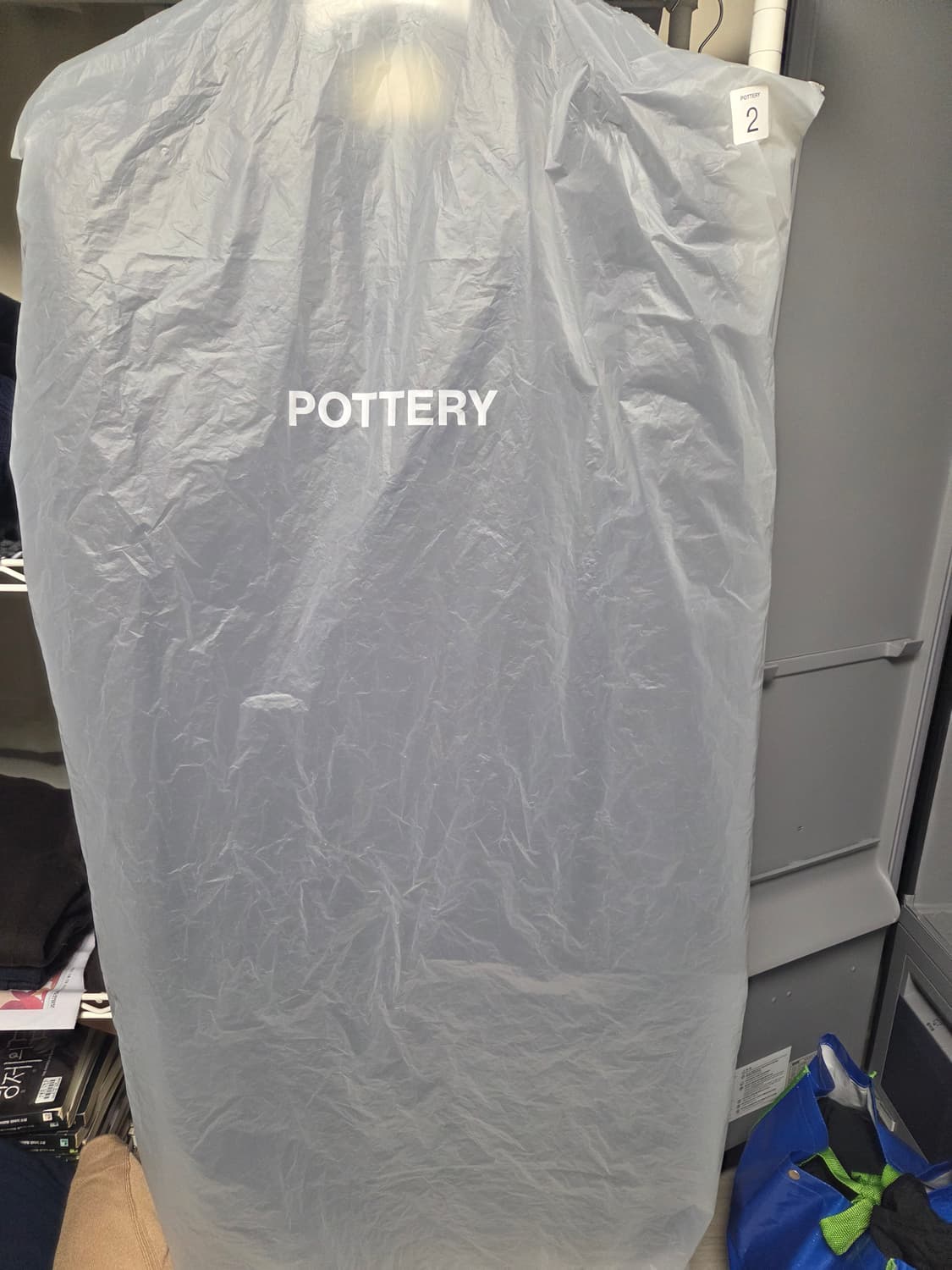 포터리 캐시미어 싱글 브레스티드 코트 카키브라운 2 상품이미지4