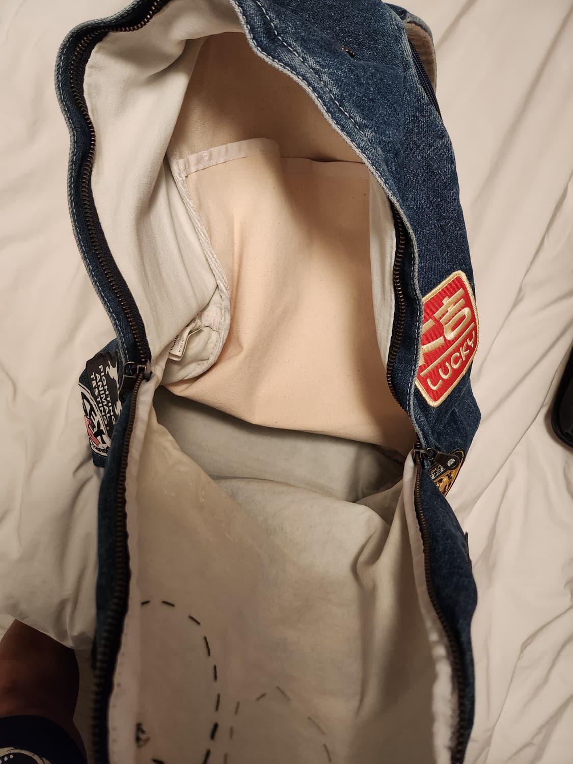 커스텀 데님 백팩 상품이미지6