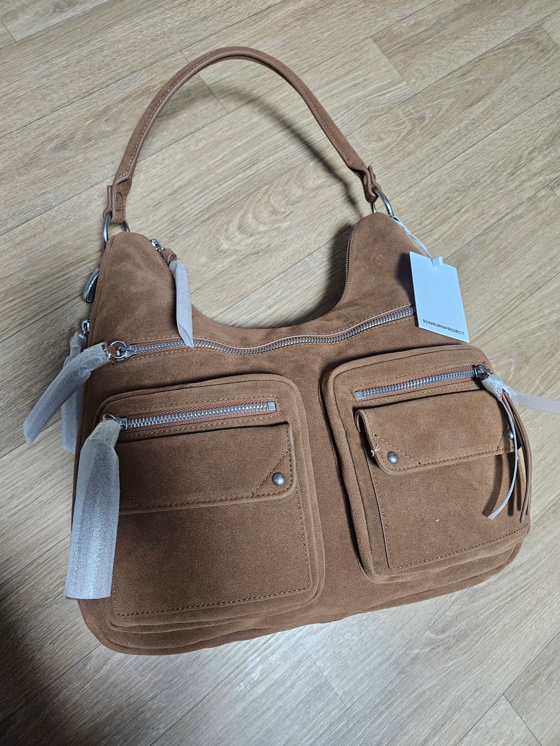 썬번프로젝트 더블 포켓 숄더백 (새상품) 상품이미지3