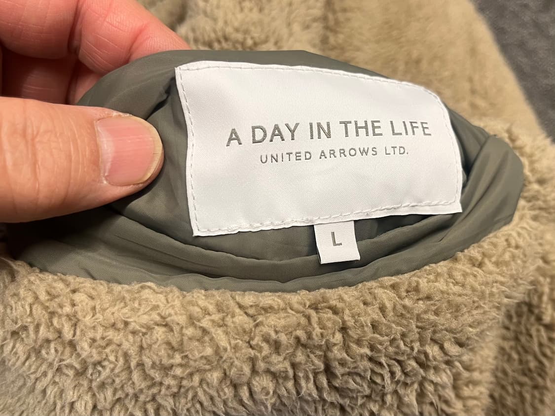 [100] 유나이티드애로우즈 리버시블 봄버자켓 L  상품이미지5