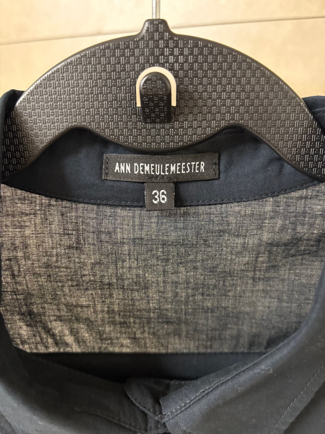 앤드뮐미스터 07fw 더블 레이어 백 스트랩 셔츠 상품이미지6