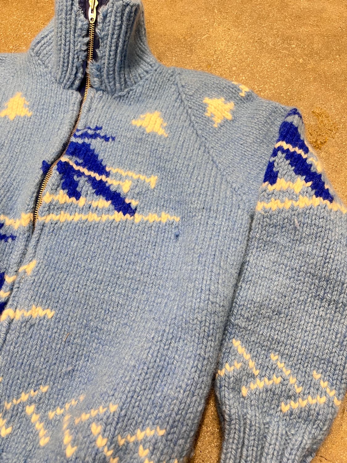 (rare) 코위찬 스키 니트 집업 상품이미지8