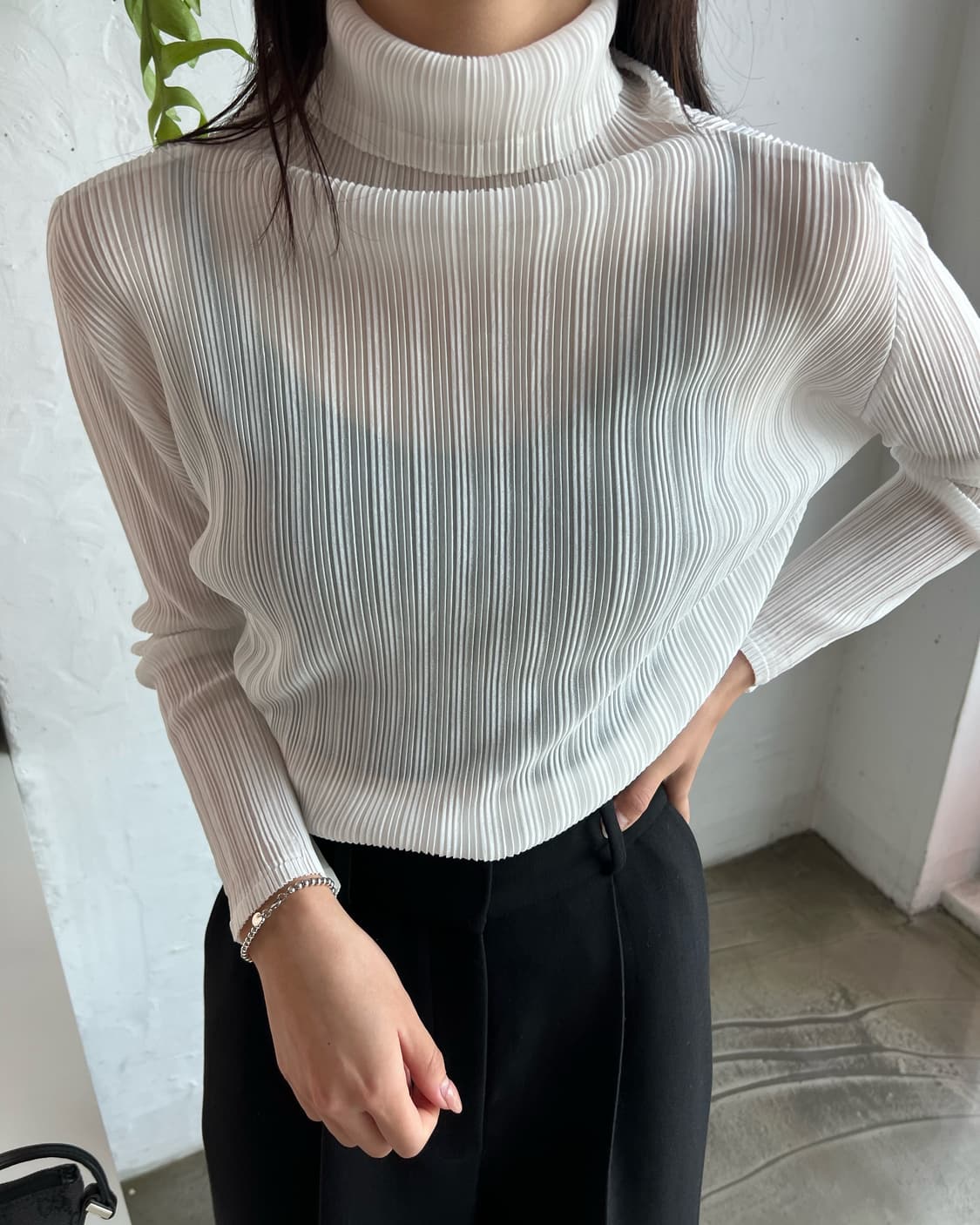 플리츠 플리즈 탑 상품이미지1