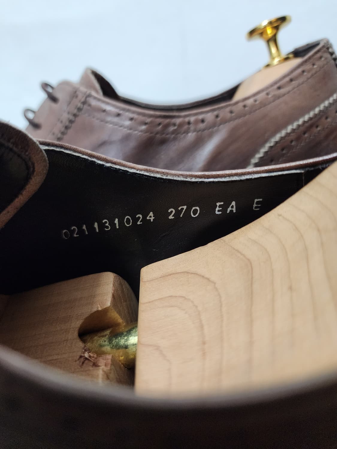 미소페 브라운 윙팁 남성 구두 상품이미지6