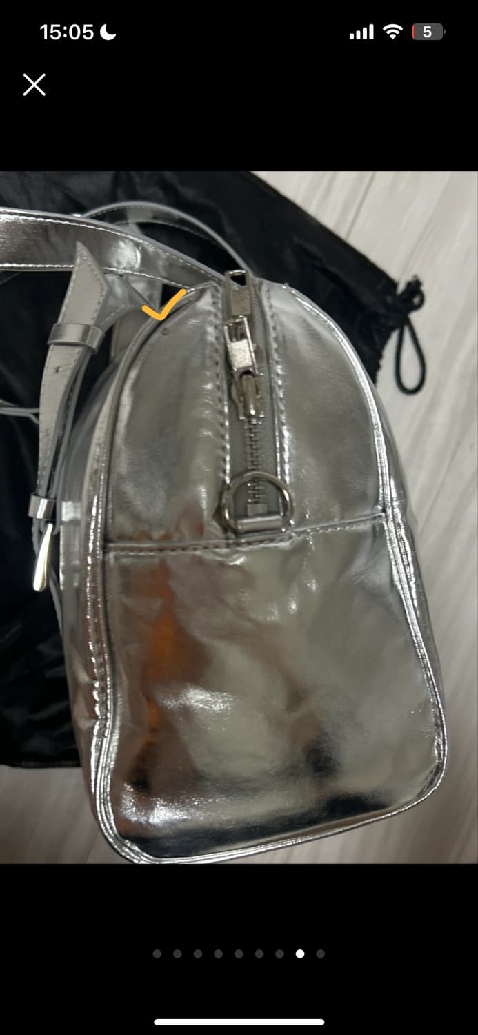 [LEEY] PALQUE BELT TOTE BAG SILVER/가격내림X 상품이미지8