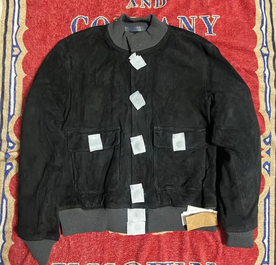 더블알엘 (RRL) 스웨이드 보머자켓 사슴가죽 상품이미지1