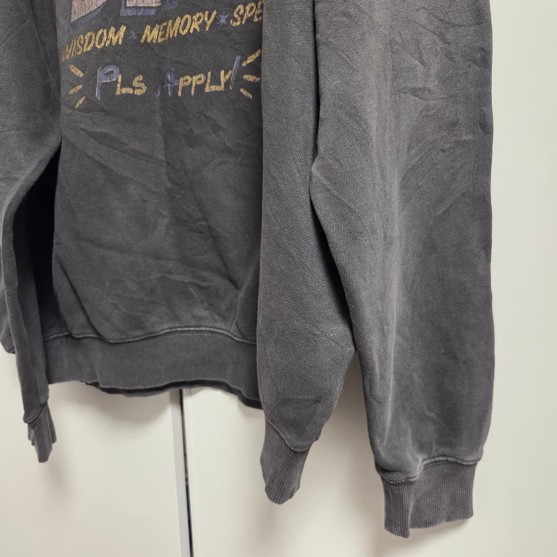 Wego 일본 피그먼트 맨투맨 티셔츠 Free 상품이미지3