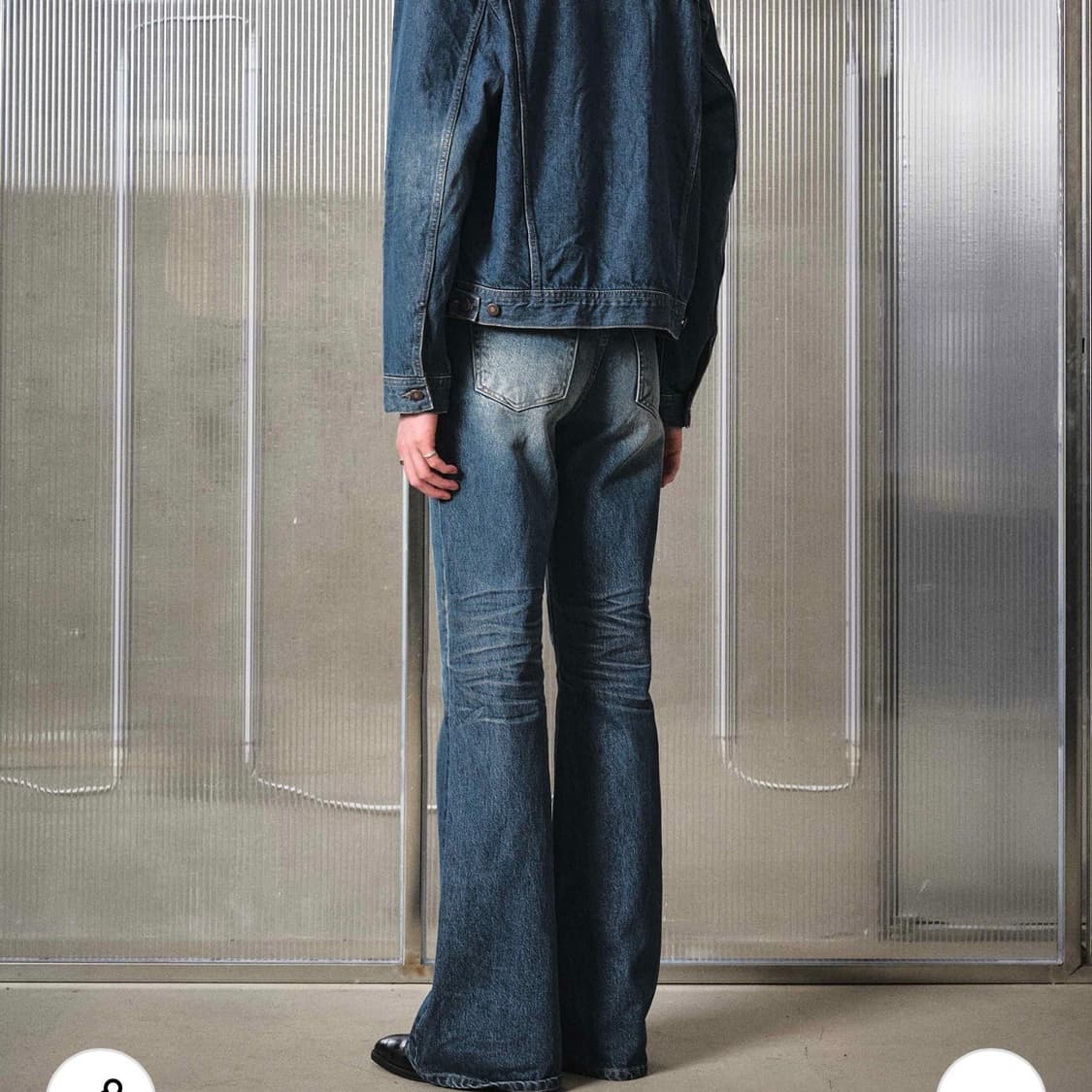 [택포](48)엘무드 잔느 플레어데님 프렌치블루 상품이미지3