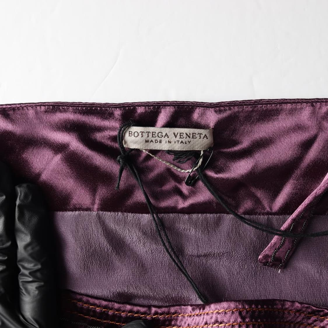 (새상품)[M]보테가베네타 실크 퍼플 민소매 나시 원피스 슬립드레스
 상품이미지6