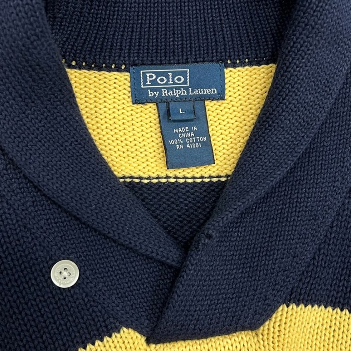 폴로랄프로렌 스트라이프  숄카라 니트 v0890 상품이미지6