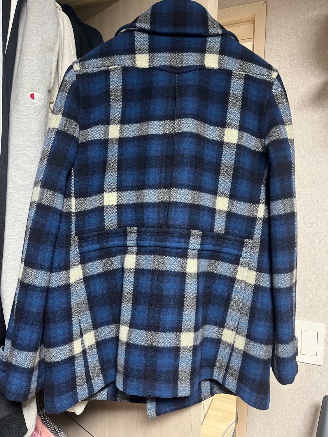 빈티지 폴로 마린체크 피코트 판매 상품이미지2