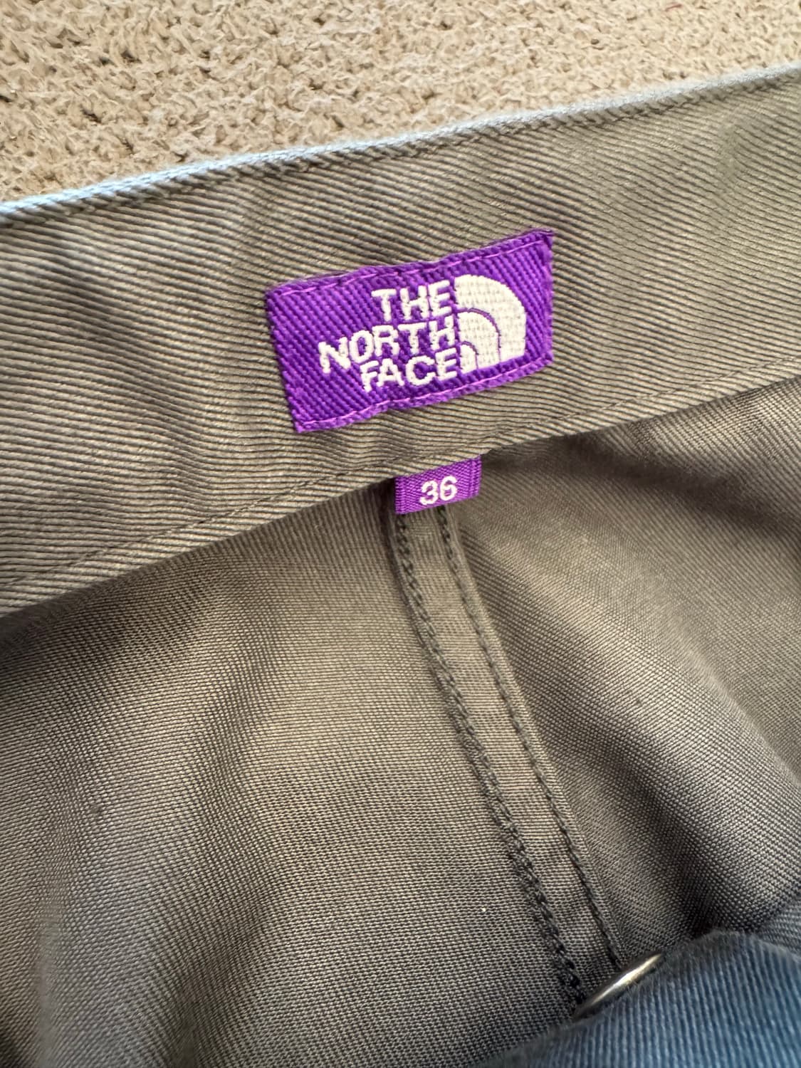 노스페이스 퍼플라벨 치노 카고 팬츠 미시착 처분  상품이미지4