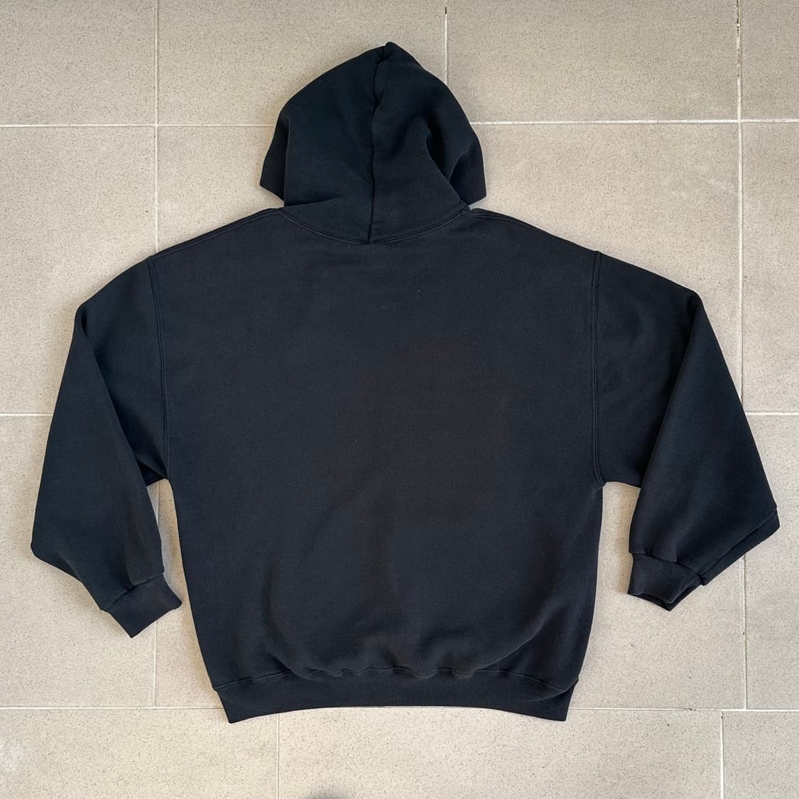 90s 빈티지 러셀 후드 블랙 XL 상품이미지2