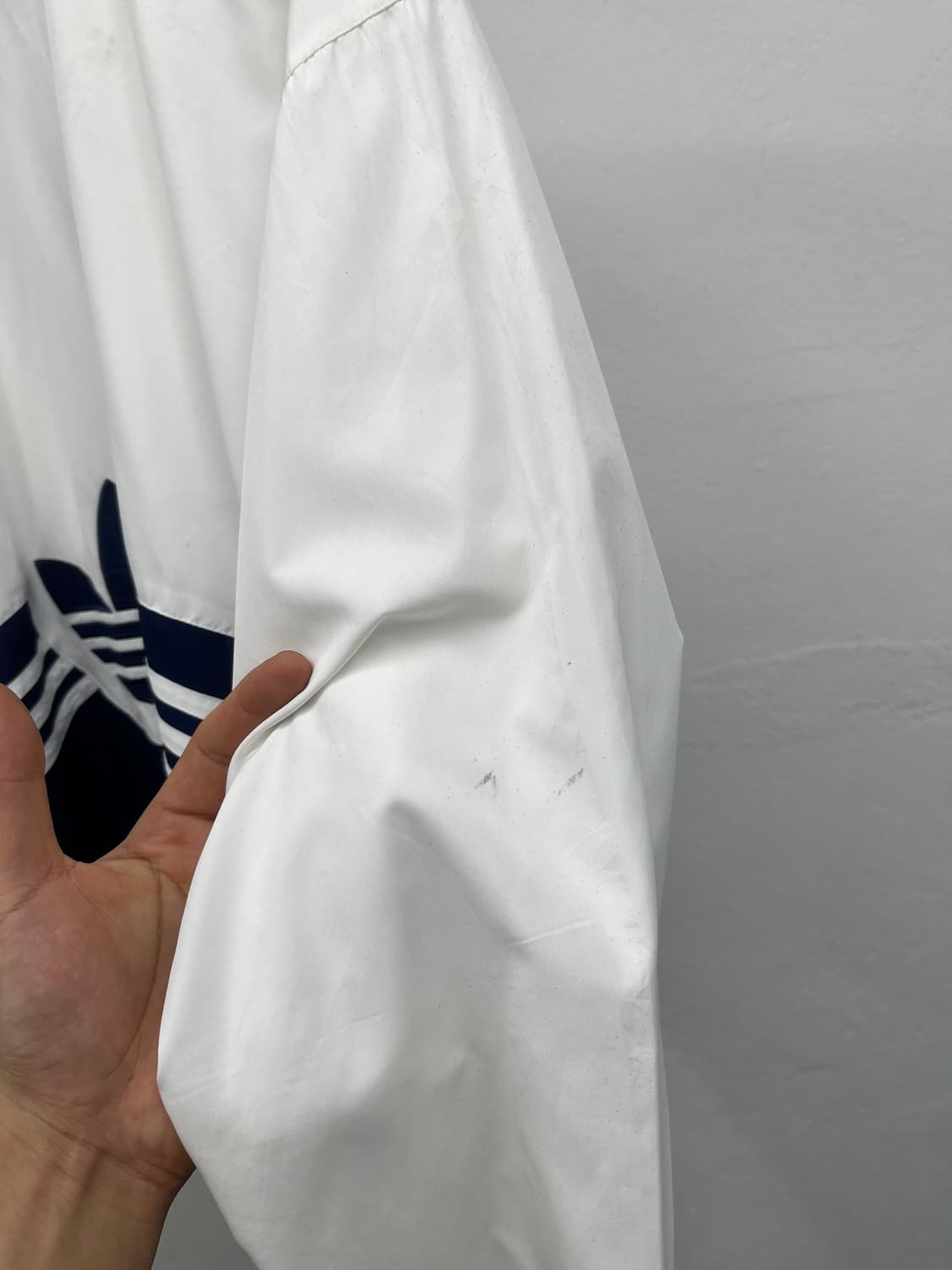 XL) OLD ADIDAS EMBROIDERD BIG LOGO 바람막이 상품이미지5