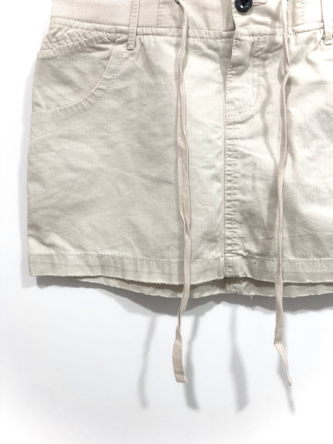 ivory string short skirt 상품이미지2