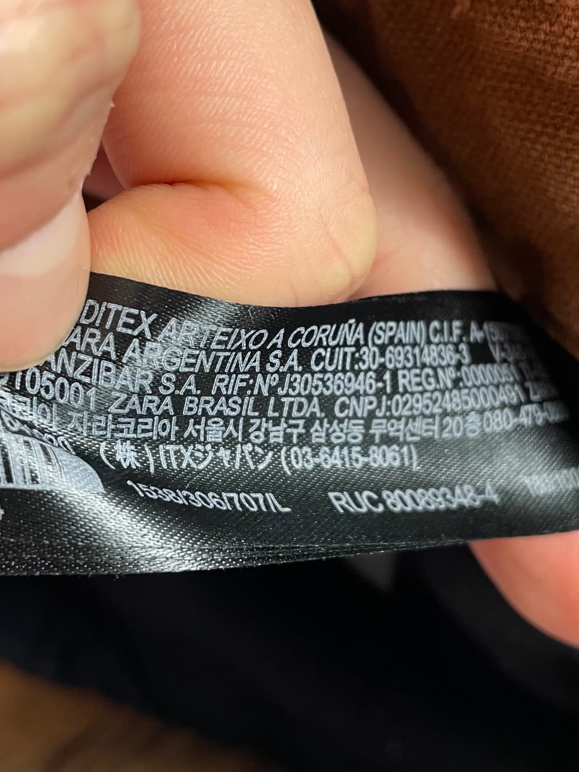 ZARA 자라 베이지 콘트라스트 워크자켓 (on.470) 상품이미지7