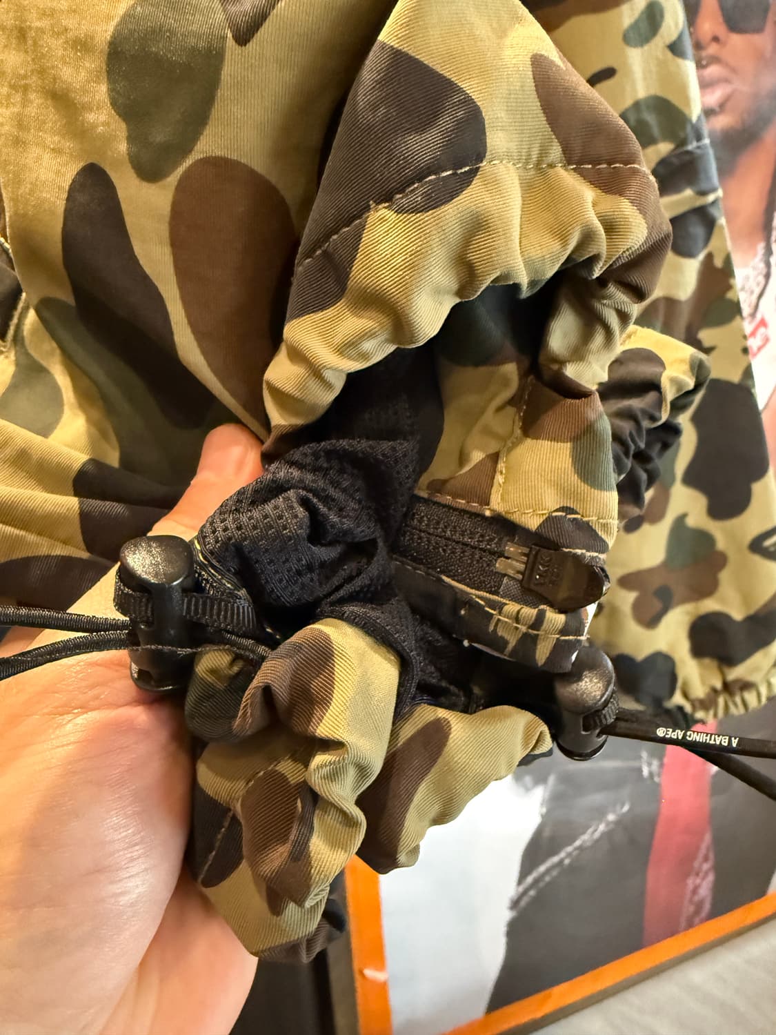 베이프 2way 1st 카모 자켓 L(2XL) 상품이미지7