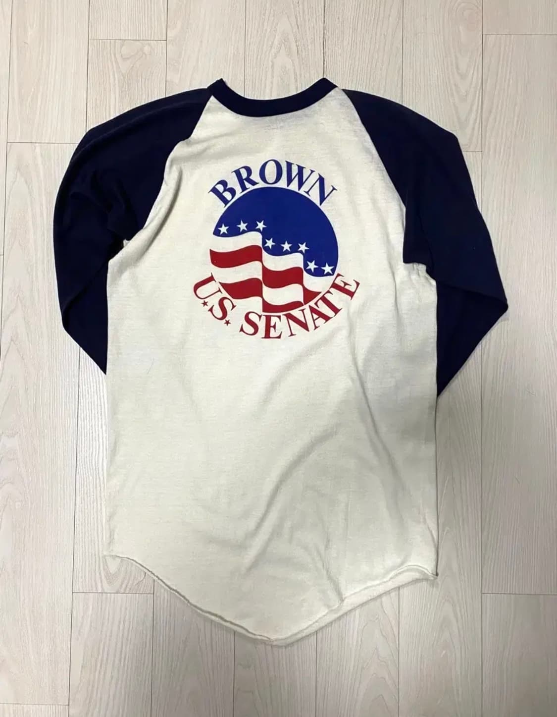 (L) 80s USA제 빈티지 sportswear 래글런 7부 스포츠웨어 상품이미지2