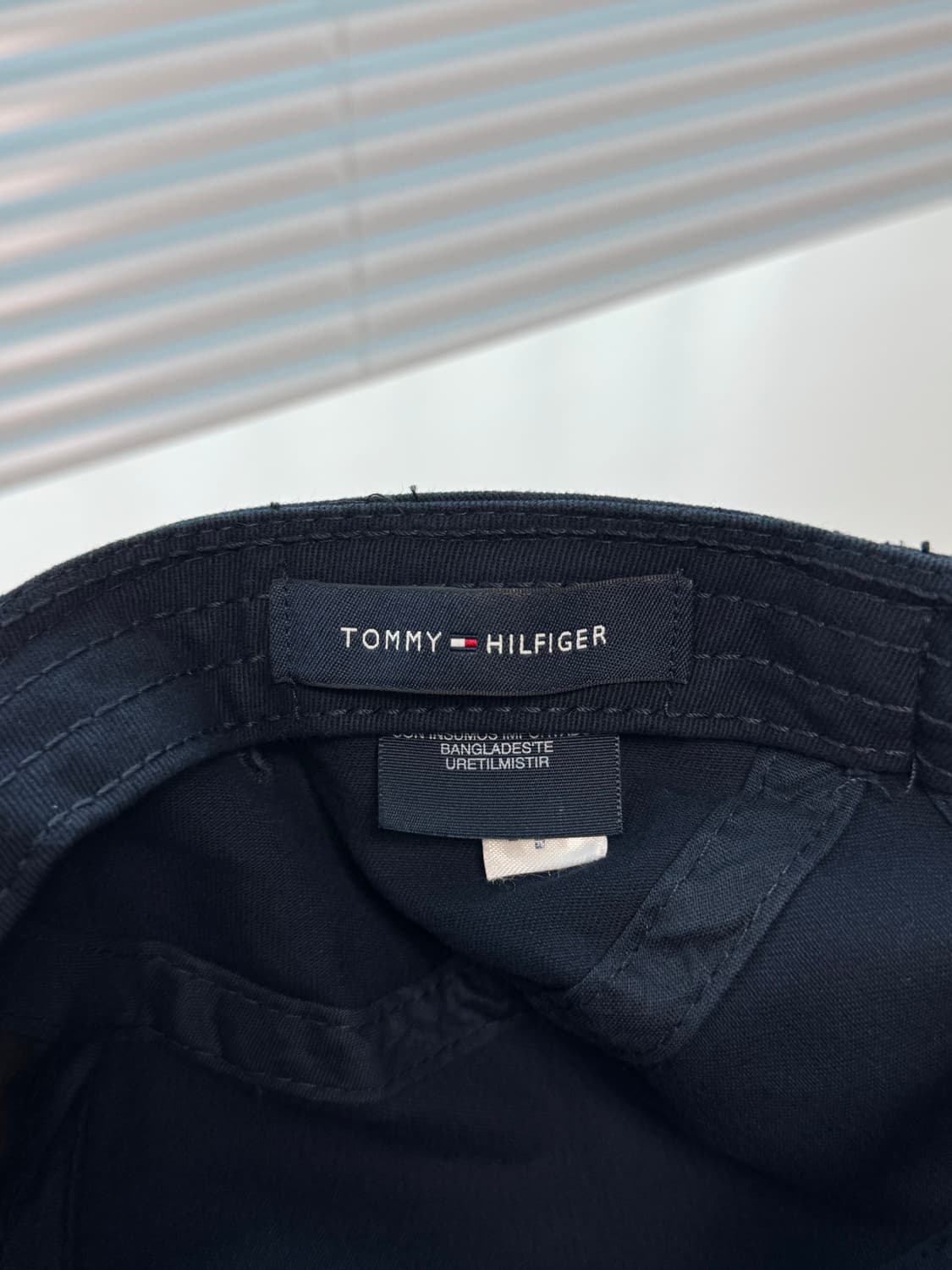 타미힐피거 Tommy Hilfiger 클래식 자수 로고 캡 / 네이비 상품이미지5