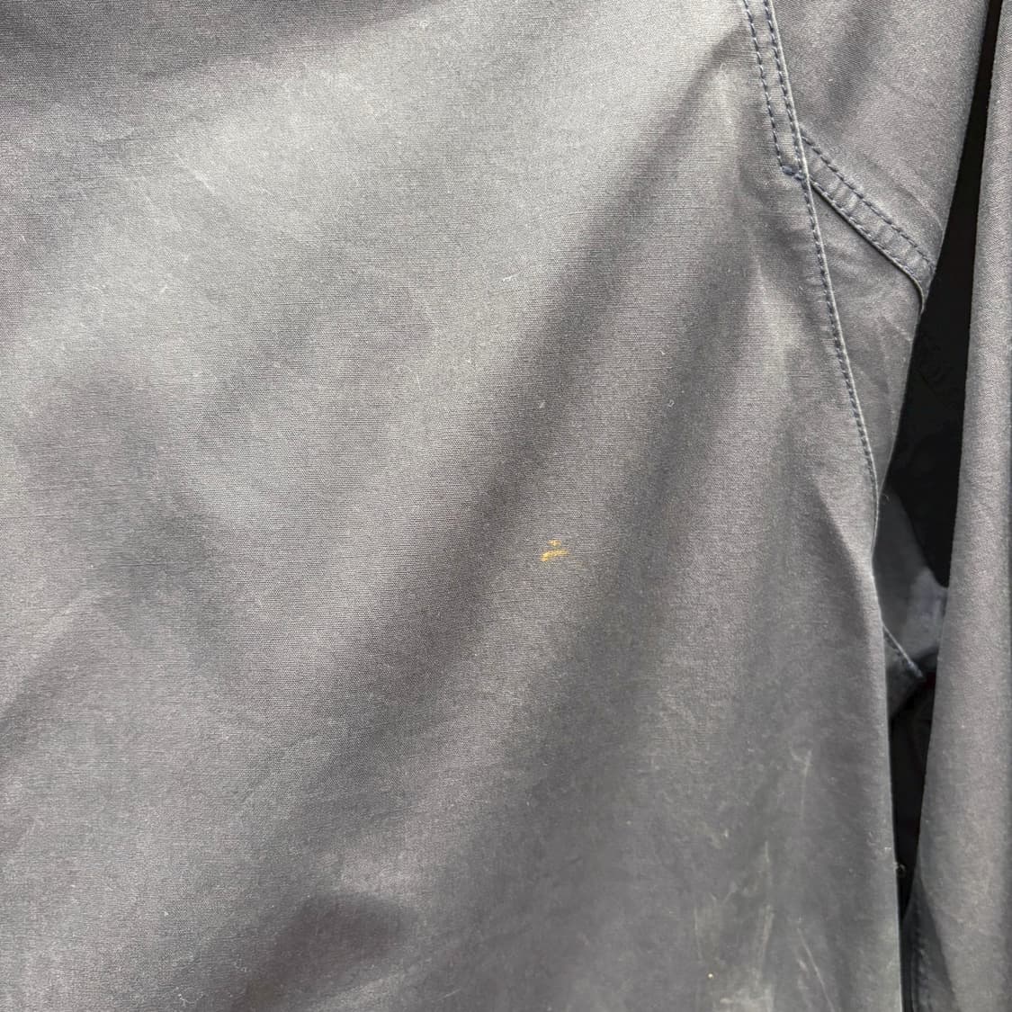 노스페이스 퍼플라벨 X 나나미카 코트 고어텍스 비대칭 절개 디테일 네이비 상품이미지8