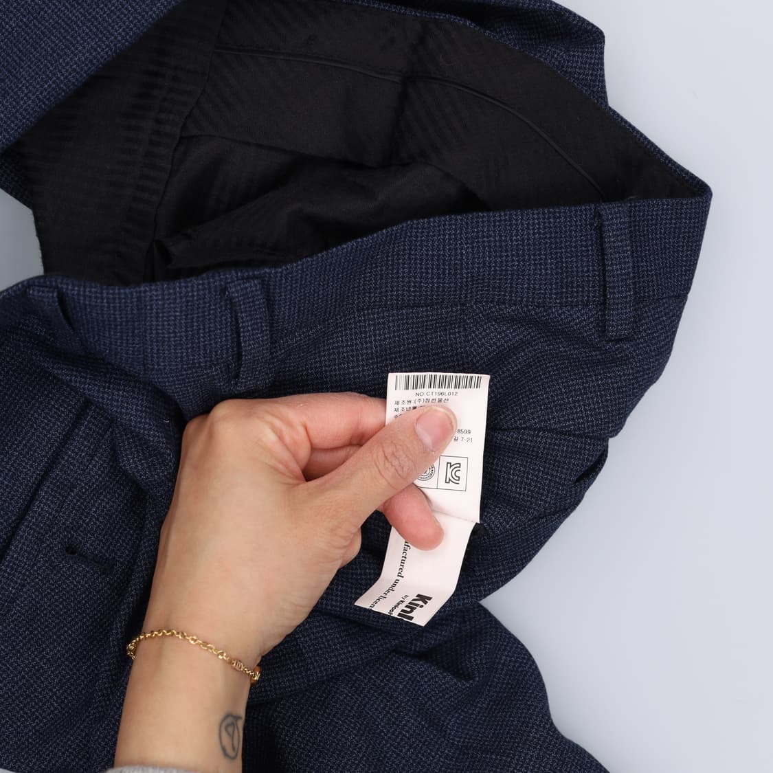 82 킨록 체크 슬랙스 0408H1 상품이미지5