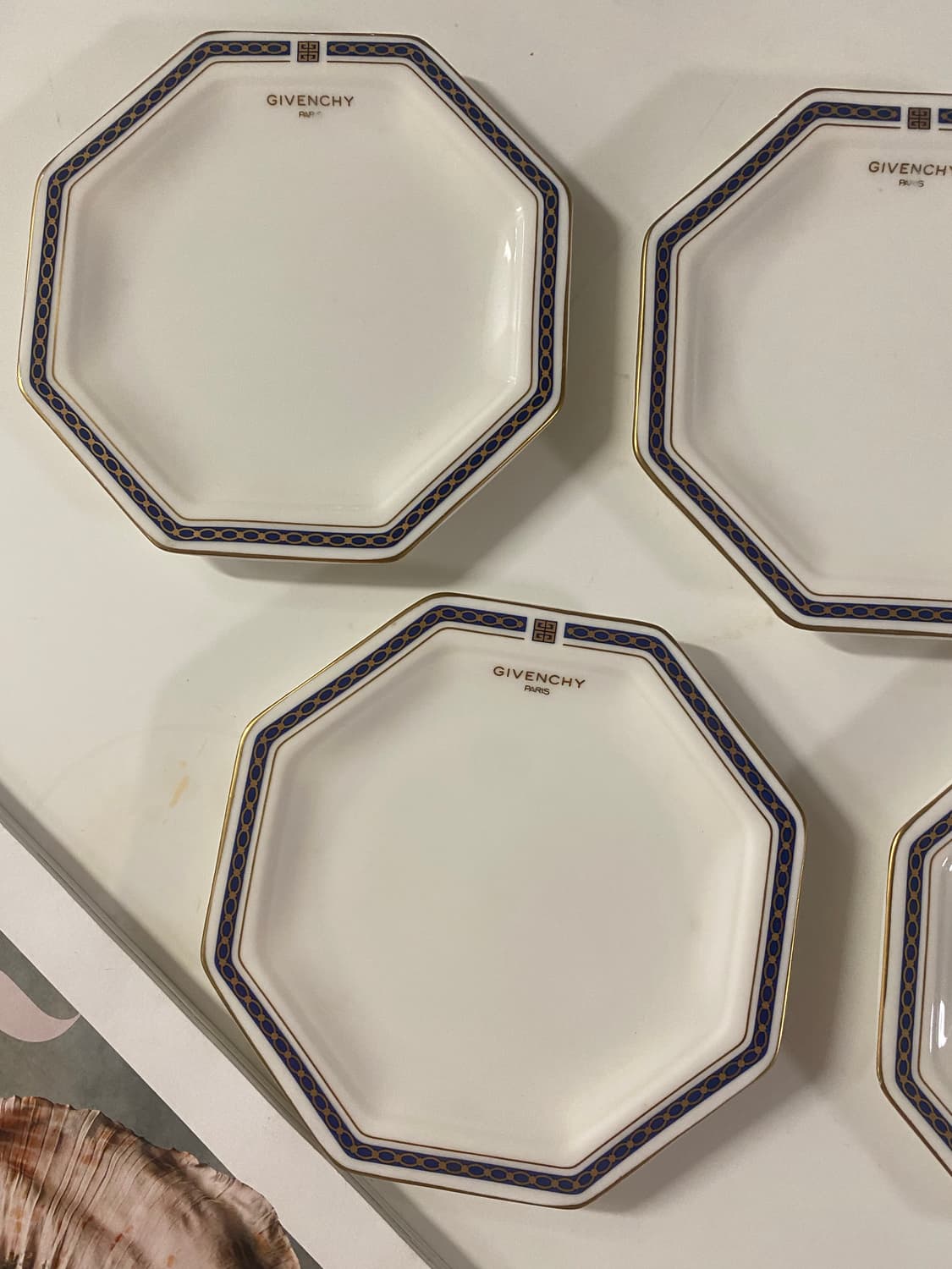 빈티지 지방시 디저트 팔각 그릇 5p세트 상품이미지6