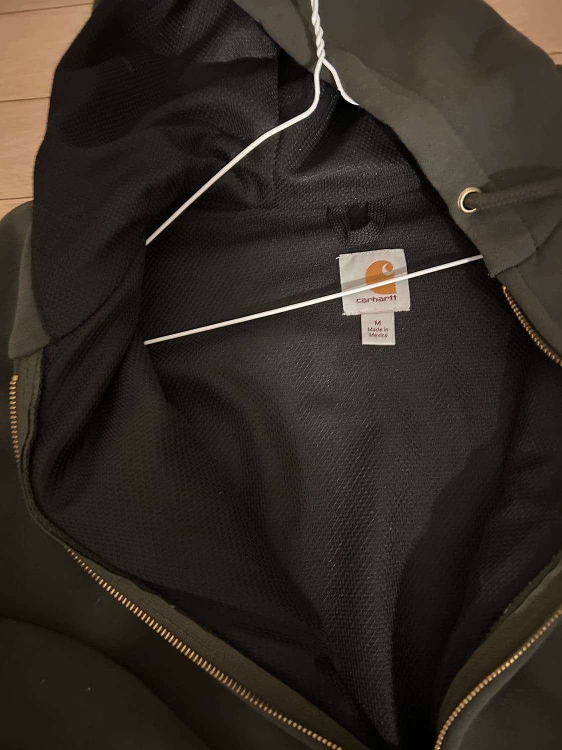 칼하트 레이디펜더 카키 후디집업M 상품이미지1