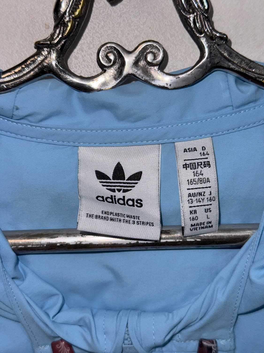 Adidas candy blue anorak windbreaker  상품이미지4