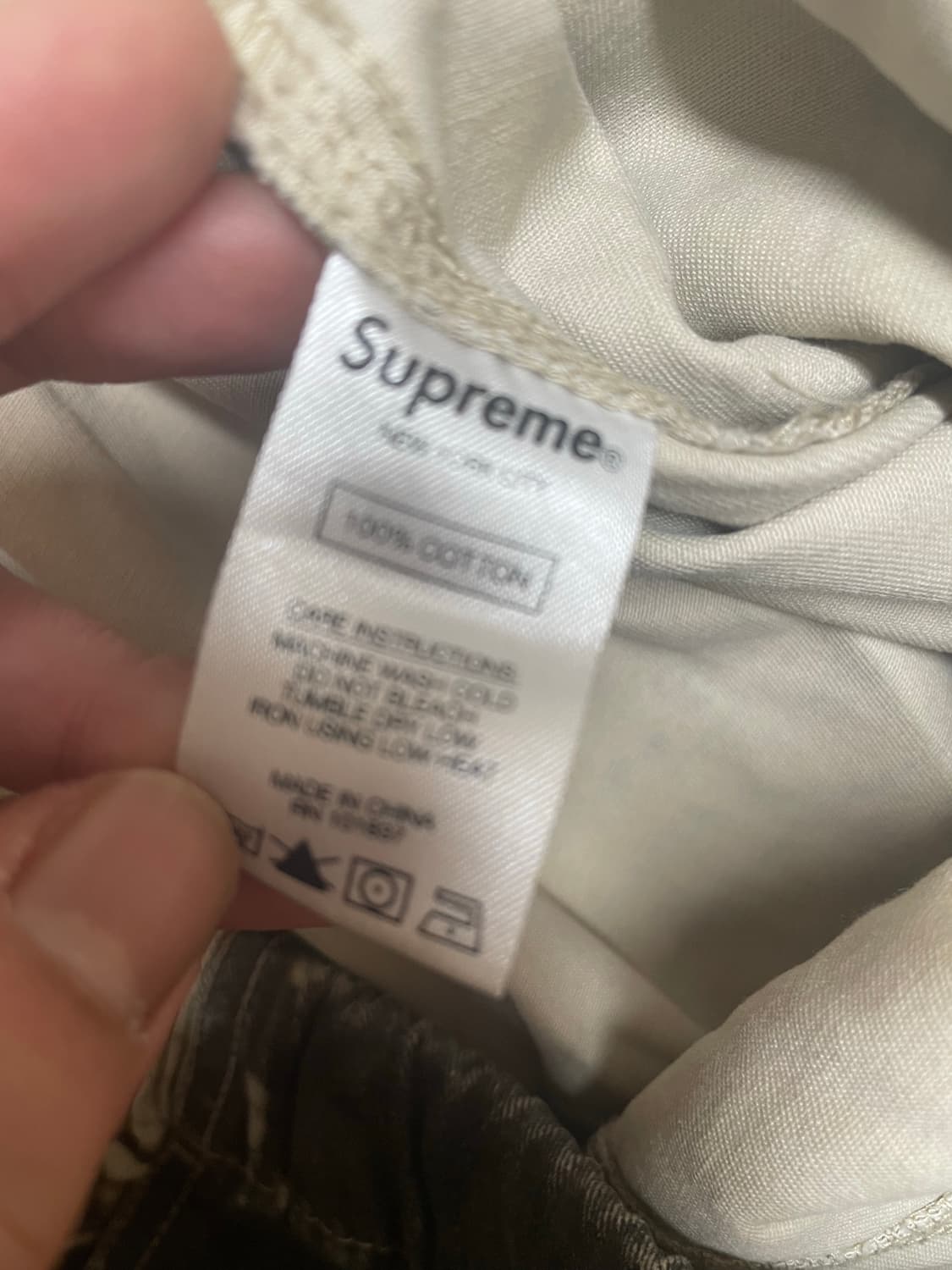 19FW슈프림 이즈 러브 스케이트 팬츠 스톤 상품이미지5