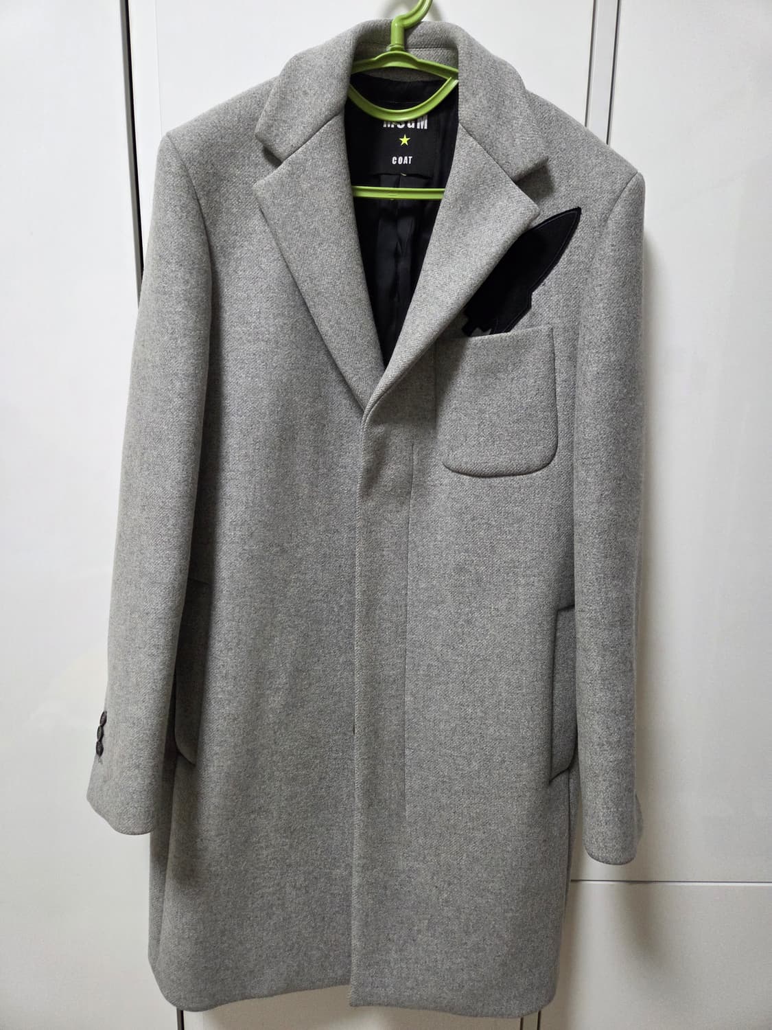 MSGM 로켓 패치 롱코트 상품이미지1