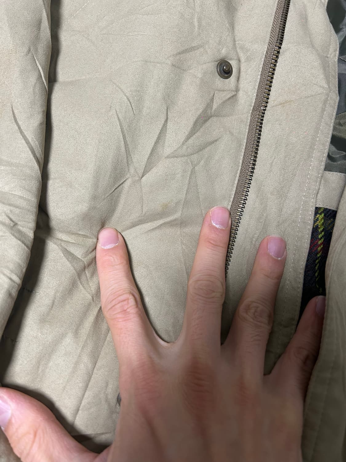 일본판 베이지 코트 내피포함 사이즈 105-110 상품이미지4