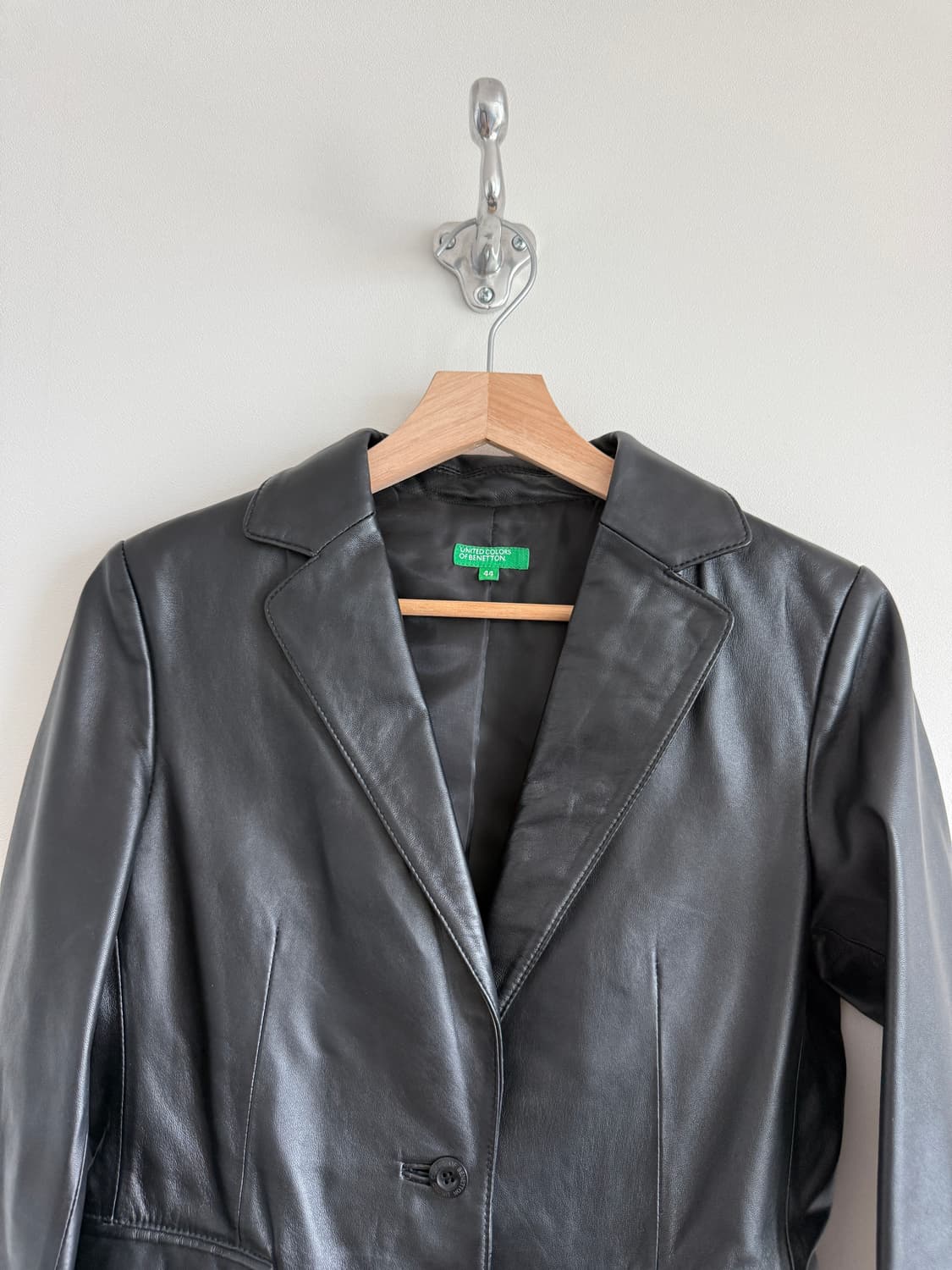 베네통(BENETTON) 램스킨 레더 자켓 상품이미지2
