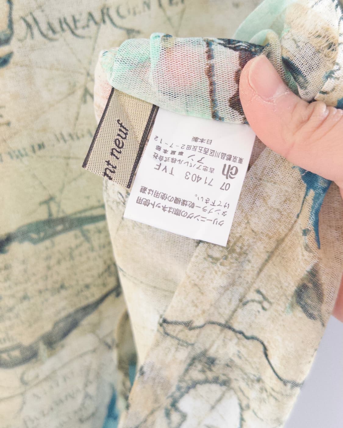 [NEUF CENT NEUF] graphic mash longsleeve 상품이미지5