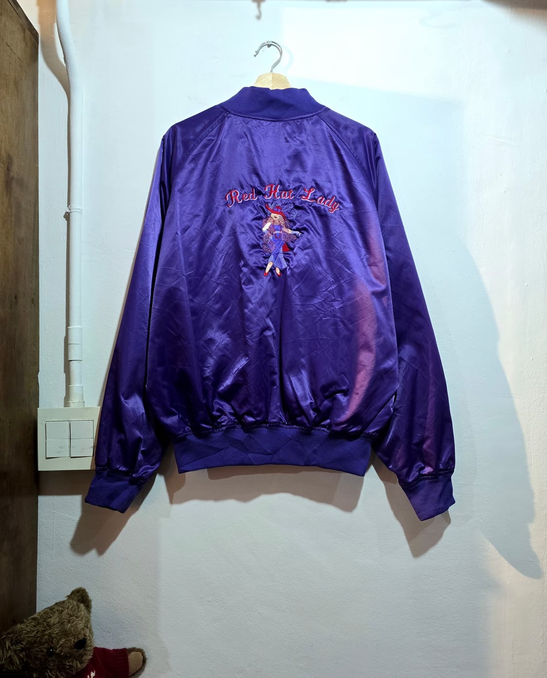 West Ark Satin Varsity Jacket (새틴 바시티) 상품이미지2