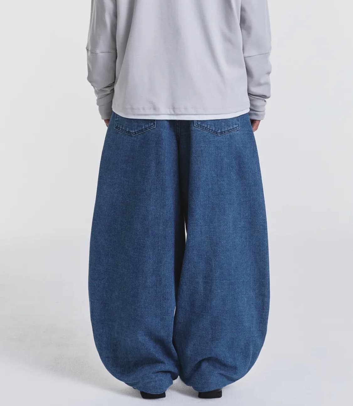 기철 벌룬핏 데님팬츠 상품이미지3